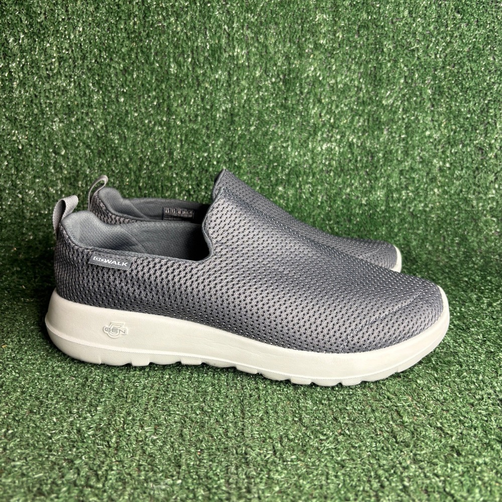 Skechers GoWalk‎ GogaMax 5GEN Athletic Walking Sneaker Gray Mens 8.5 Extra Wide